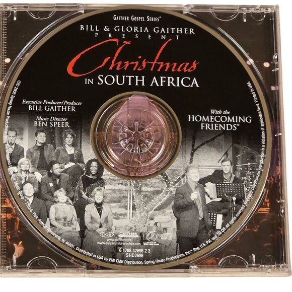 Bill Gloria Gaither Christmas In South Africa CD Featuring Homecoming Friends - Picture 3 of 6